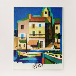 Quebra-cabeça Belo Poster de viagens italiano Vintage
