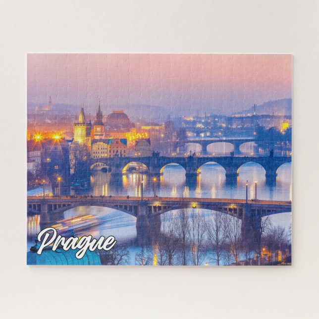 Quebra-cabeça Belo Praga, República Checa (Horizontal)
