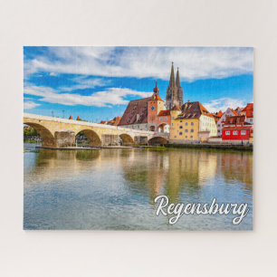 Quebra-cabeça Belo Regensburg, Alemanha
