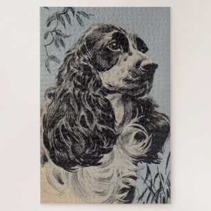 Quebra-cabeça belo spaniel de cocker