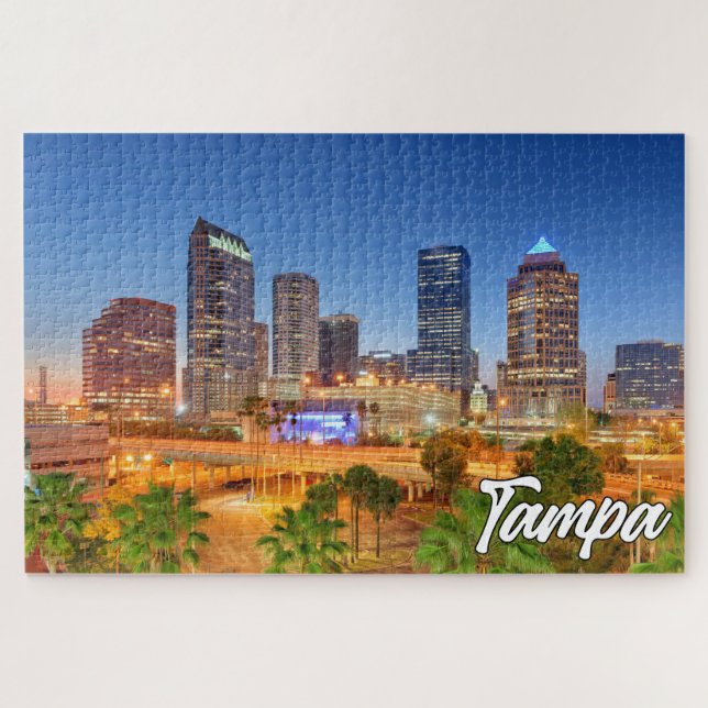 Quebra-cabeça Belo Tampa, Flórida, Estados Unidos (Horizontal)