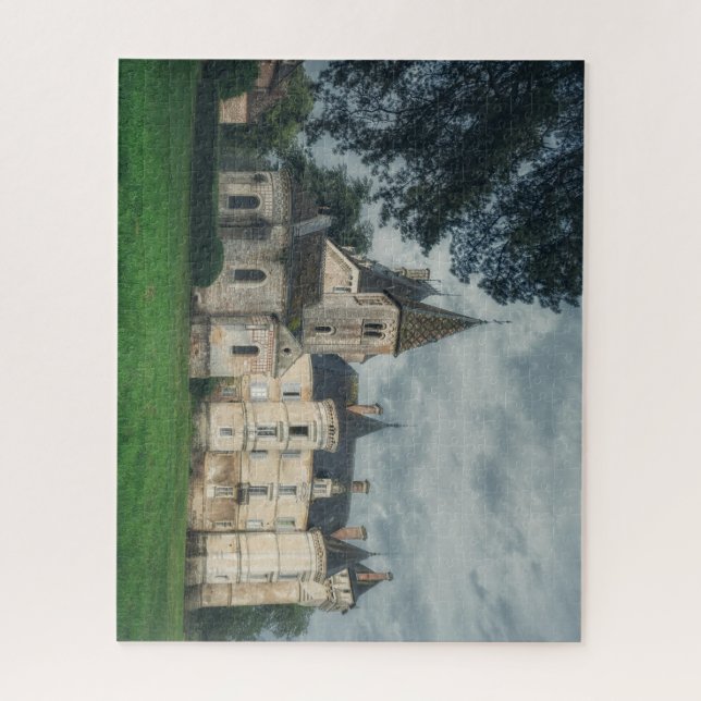 Quebra-cabeça Belo Velho Castelo Profundo no Coração da França (Vertical)