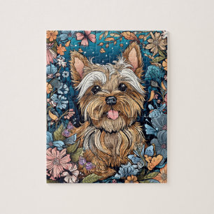Quebra-cabeça Belo Yorkshire Terrier/Yorkie Dog
