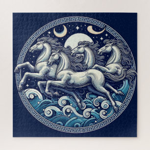 Quebra-cabeça Belos Cavalos Místicos 52