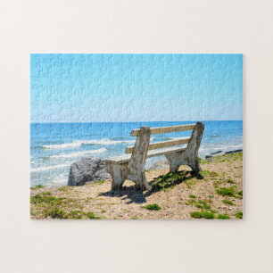 Quebra-cabeça Bench Cadeira Na Praia