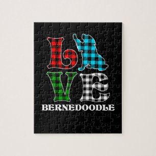 Quebra-cabeça Bernedoodle Dog Lover