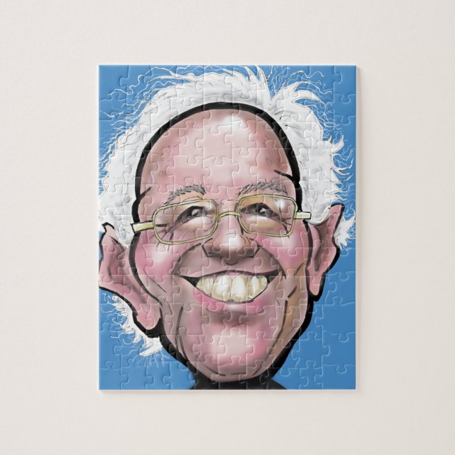 Quebra-cabeça Bernie Sanders Caricature (Vertical)