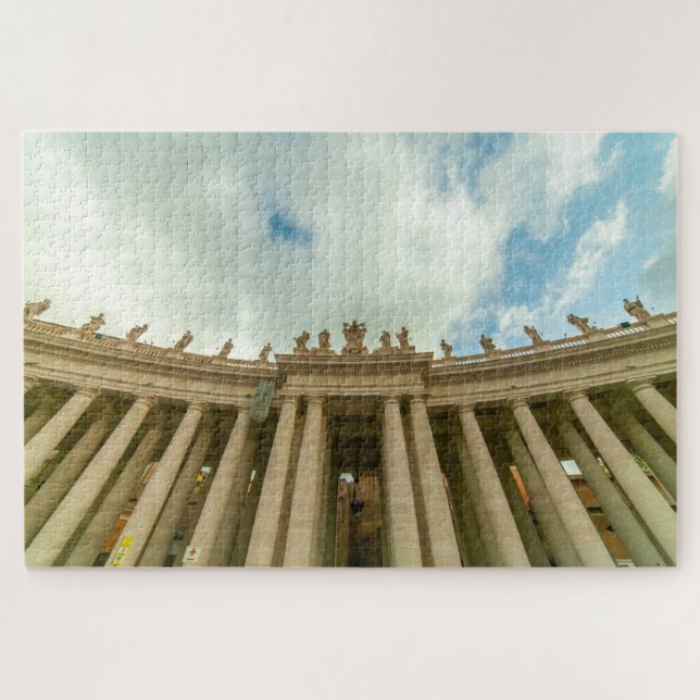 Quebra-cabeça Bernini colonnade S. Peter Basilica, Roma, Itália (Horizontal)