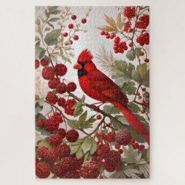 Quebra-cabeça Berries Vermelho norte Cardinal