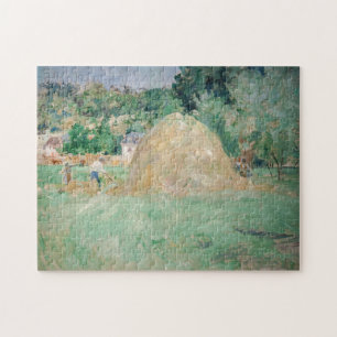 Quebra-cabeça Berthe Morisot - Haystacks em Bougal