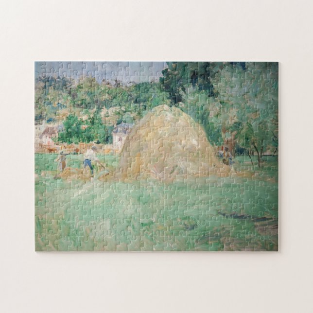 Quebra-cabeça Berthe Morisot - Haystacks em Bougal (Horizontal)