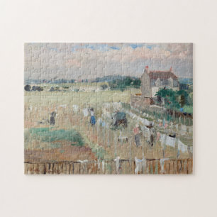 Quebra-cabeça Berthe Morisot - Pendurando a Roupa para Secar