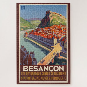 Quebra-cabeça Besancon, França Viagens vintage