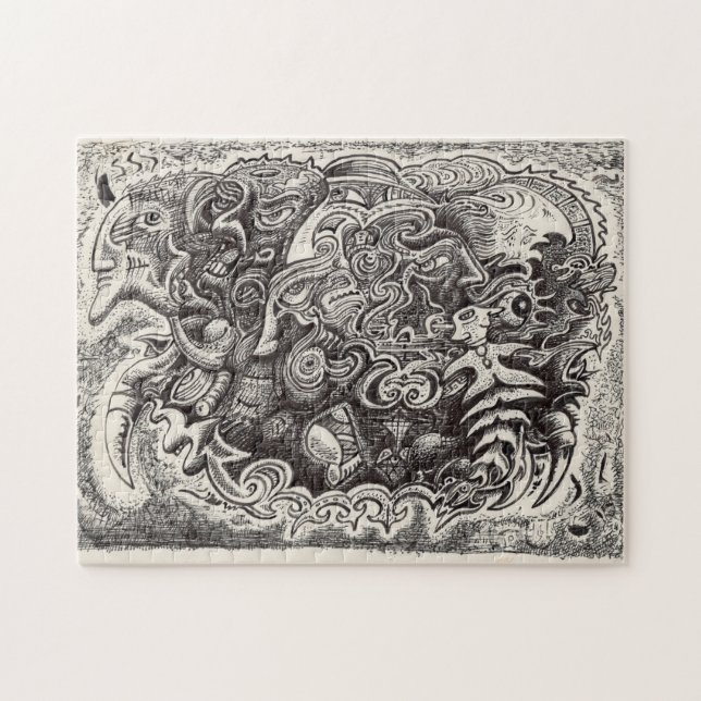 Quebra-cabeça Besta Híbrida (Horizontal)