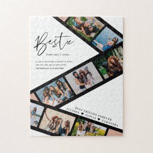 Quebra-cabeça Bestie Colagem Moderna 8 Fotografias