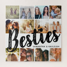 Quebra-cabeça BESTIES, Colagem de Fotos e Nomes | FCFB