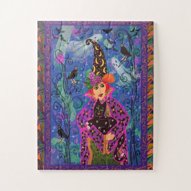 Quebra-cabeça Bewing Halloween Night (Vertical)