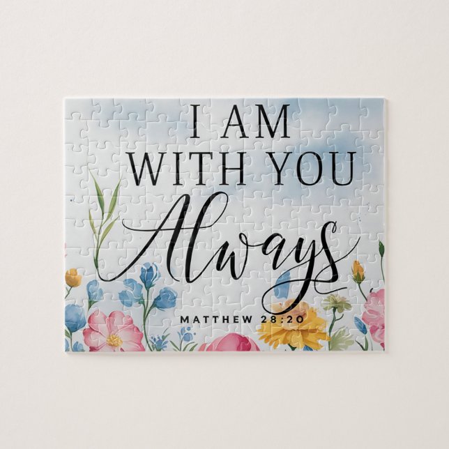 Quebra-cabeça Bíblia Cristã Inspiradora Verso (Horizontal)