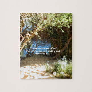 Quebra-cabeça Bíblia Versa Cota do Amor Dizendo Romanos 12:21