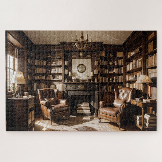 Quebra-cabeça Biblioteca (Horizontal)