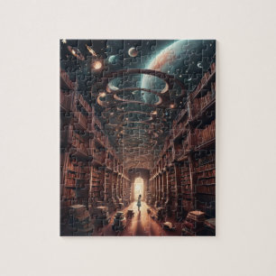 Quebra-cabeça Biblioteca Cósmica