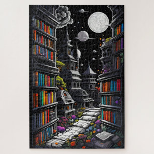 Quebra-cabeça Biblioteca de fantasia