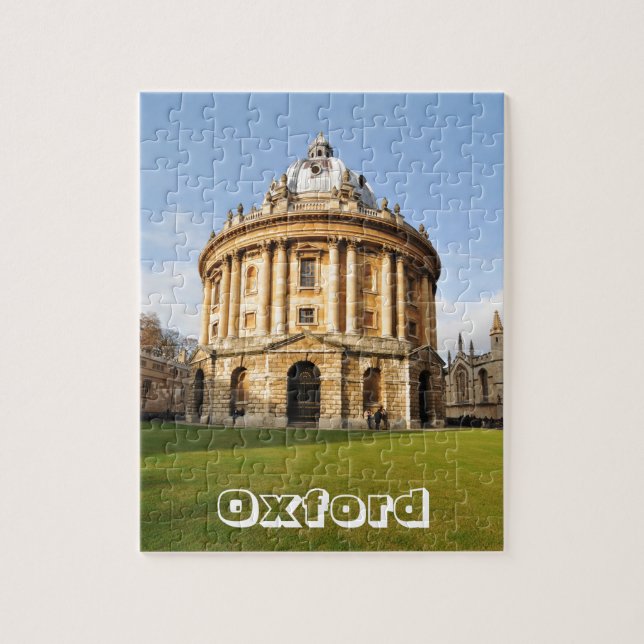 Quebra-cabeça Biblioteca em Oxford, Inglaterra (Vertical)