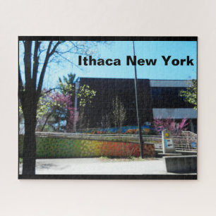 QUEBRA-CABEÇA BIBLIOTECA ITHACA NOVA IORQUE