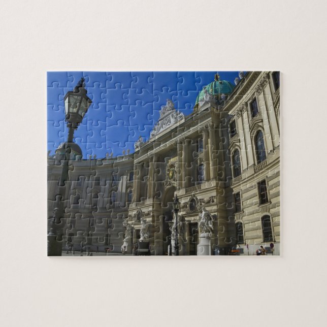 Quebra-cabeça Biblioteca Nacional, Hofburg (Palácio Imperial) (Horizontal)