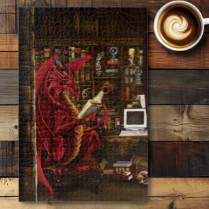 Quebra-cabeça Biblioteca Podcast Dragon