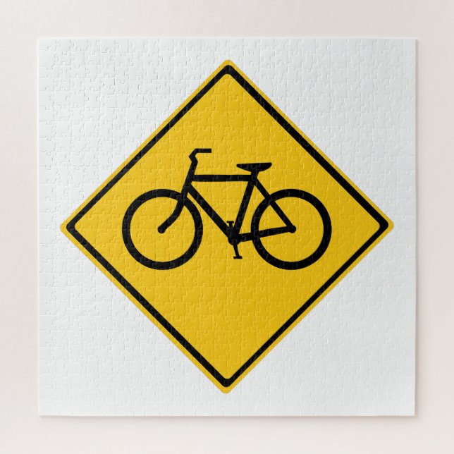 Quebra-cabeça Bicicleta de Sinal de Estrada (Vertical)