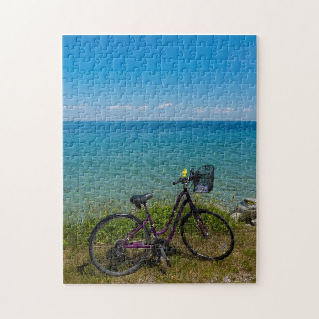 Quebra-cabeça Bicicleta em Mackinac (Vertical)