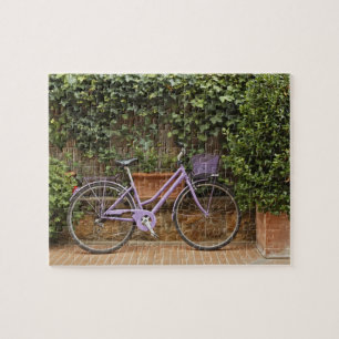 Quebra-cabeça Bicicleta estacionada, Pienza, Itália, Toscana