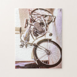 Quebra-cabeça Bicicleta Motorizada Vintage Velho Gordo