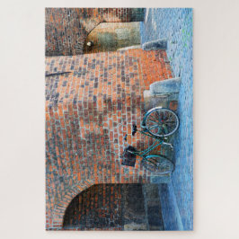 Quebra-cabeça Bicicleta, Rua, Nicholas Church, Copenhagen, Dinam