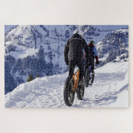 Quebra-cabeça Bicicletas de montanha Fatbikes de neve Ciclismo B