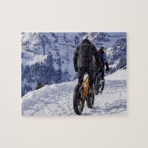 Quebra-cabeça Bicicletas de montanha Fatbikes de neve Ciclismo B