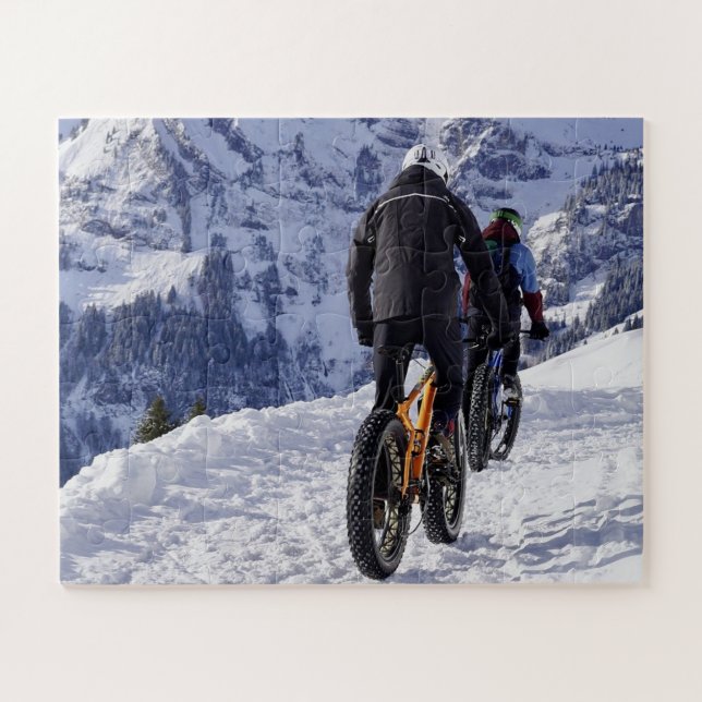 Quebra-cabeça Bicicletas de neve Fatbikes Bicicletas de montanha (Horizontal)