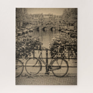 Quebra-cabeça Bicycle em Amsterdão - 16x20 - 520 PCes
