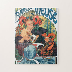 Quebra-cabeça Bieres de la Meuse, Mucha