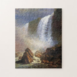 Quebra-cabeça Bierstadt Niagara Falls Painting