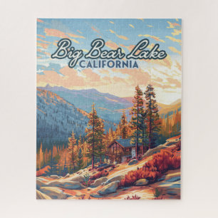 Quebra-cabeça Big Bear Lake California San Bernardino Vintage