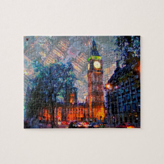 Quebra-cabeça Big Ben Londres (Horizontal)