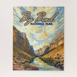 Quebra-cabeça Big Bend National Park Texas Desert Retro