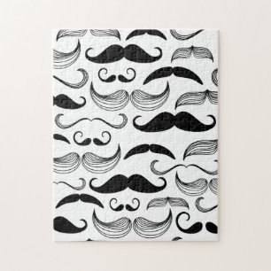 Quebra-cabeça Bigode engraçado
