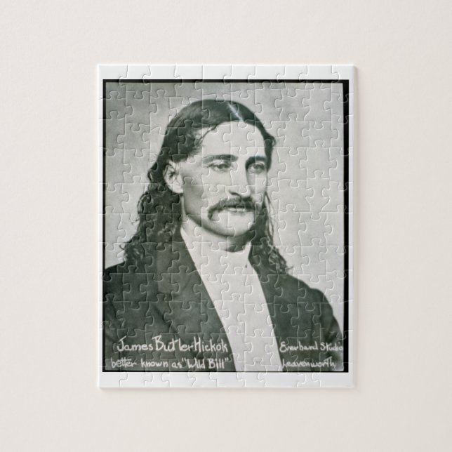 Quebra-cabeça "Bill selvagem" Hickok (foto de b/w) (Vertical)