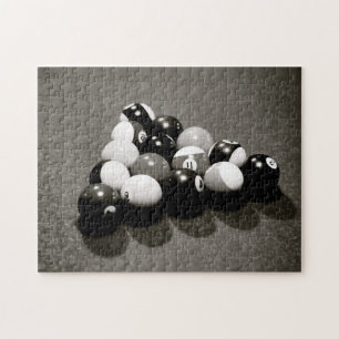 Quebra-cabeça Billiard Balls Man Cave Piscina