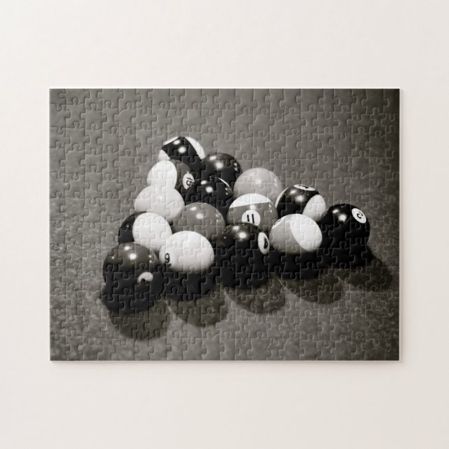 Quebra-cabeça Billiard Balls Man Cave Piscina (Horizontal)