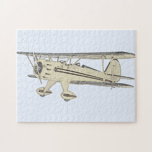 Quebra-cabeça Biplane Waco
