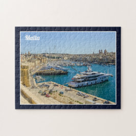 Quebra-cabeça Birgu Waterfront Vittoriosa Rua Marina Angelo Malt